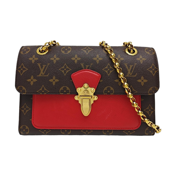 VICTOIRE Monogram Coated Canvas Brown