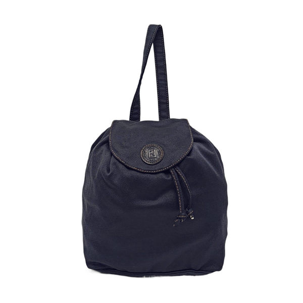 Fabric Top Handle Bag Blue