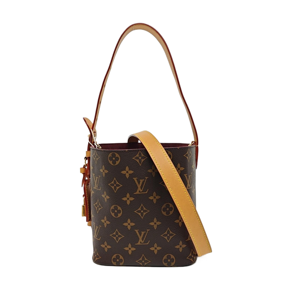 ALL IN Monogram Coated Canvas Brown
