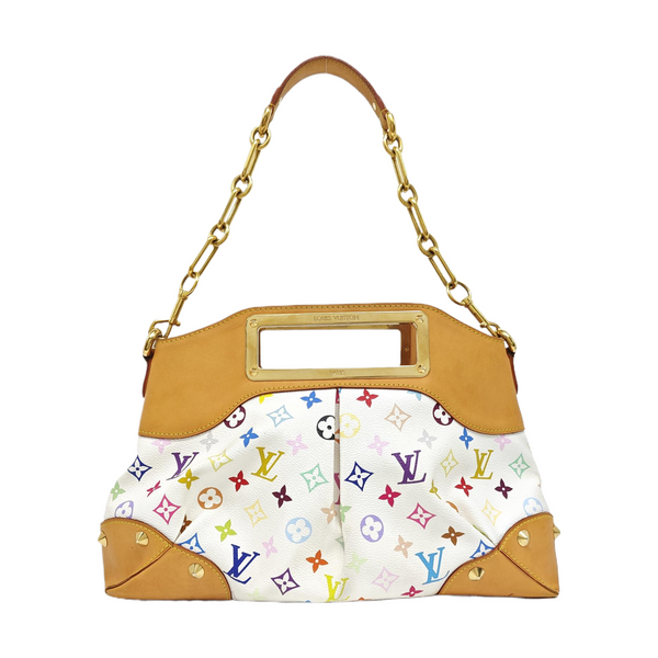 LV × TM JUDY MM Monogram Coated Canvas White