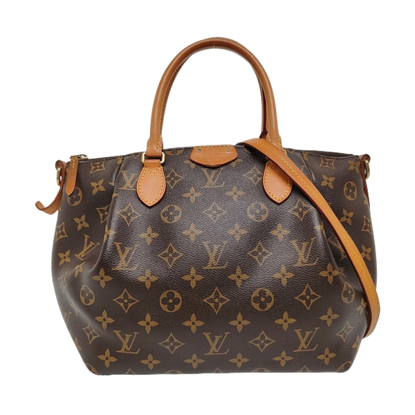 TURENNE Monogram Coated Canvas Brown