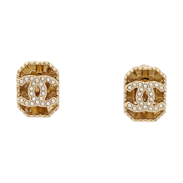 Metal Gold Stud Earrings