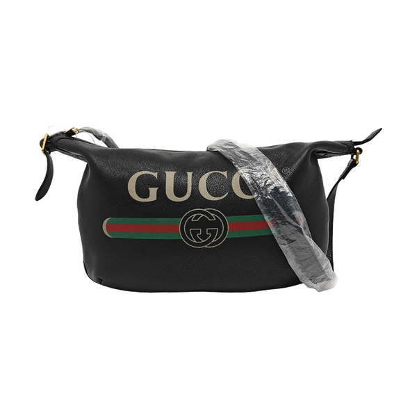 Print Calfskin Black