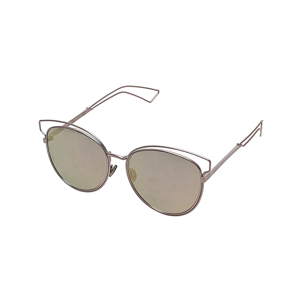 Blue Metal Sunglasses