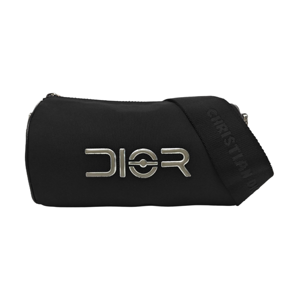 Fabric Shoulder Bag Black