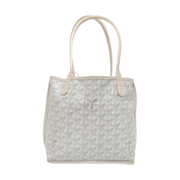 Anjou Mini Coated Canvas White