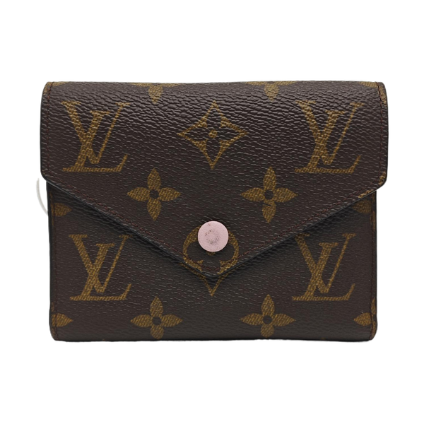 VICTORINE Monogram Coated Canvas Brown Wallet