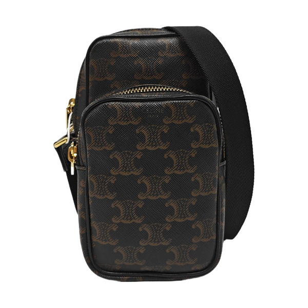 TRIOMPHE CANVAS Mini Coated Canvas Black