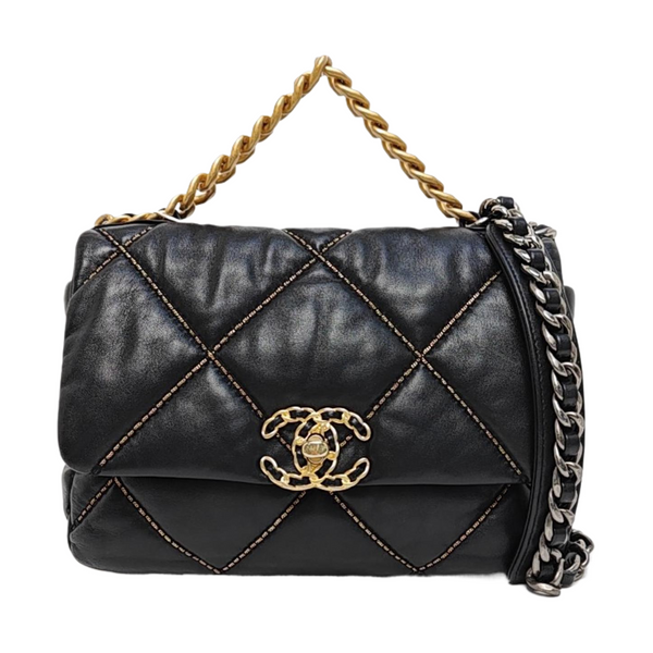 Quilted Lambskin Small Black