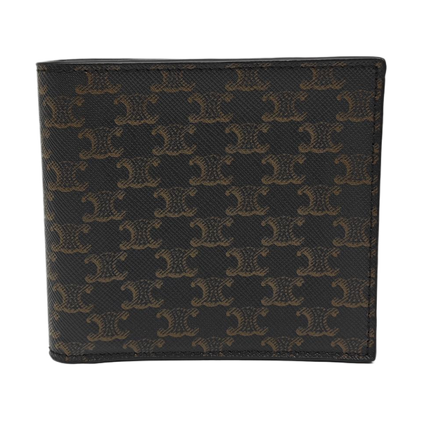 Coated Canvas Wallet Brown