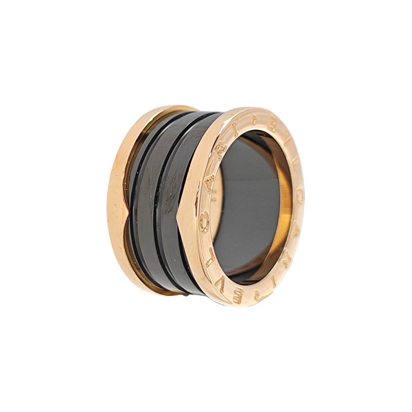 B.ZERO1 18k Rose Gold Ring EU 52