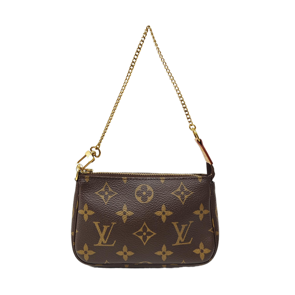 ACCESSOIRES Mini Monogram Coated Canvas Brown
