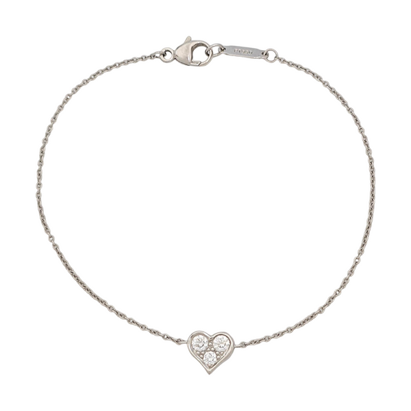 Tiffany Hearts Platinum 950 Silver Bracelet