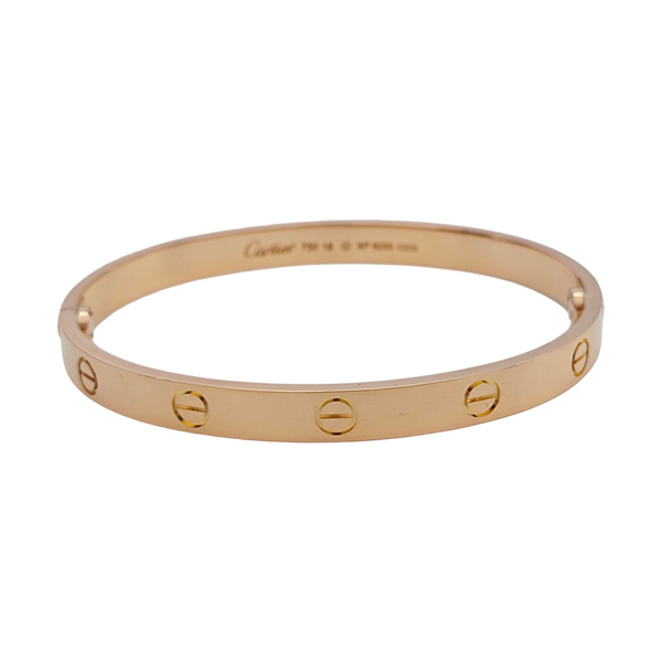 LOVE 18k Rose Gold Bangle
