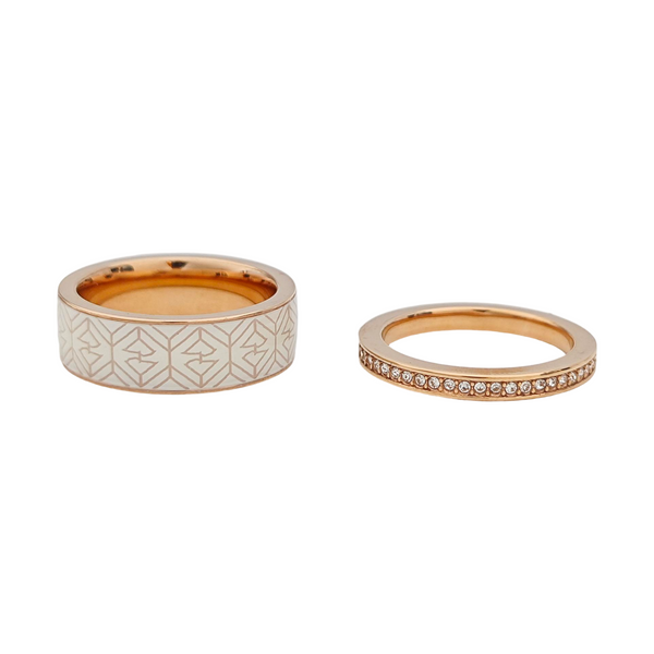 Stainless Steel Rose Gold Jewelry Set