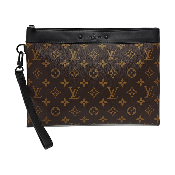 DISCOVERY Monogram Coated Canvas Brown