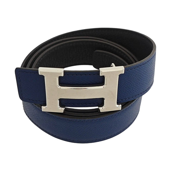 Leather Belt Blue