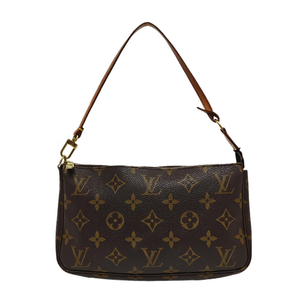 ACCESSOIRES Monogram Coated Canvas Brown