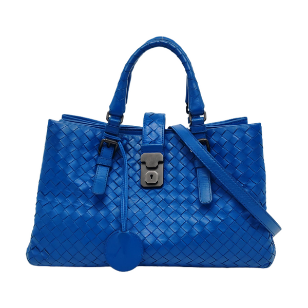 Authenticated pre-owned Roma Calfskin Blue - Tote Bag at Looply