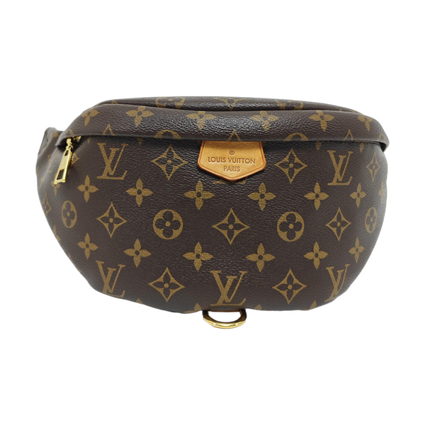 BUMBAG Monogram Coated Canvas Brown