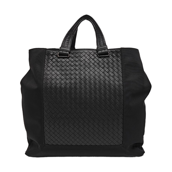 Nylon Top Handle Bag Black