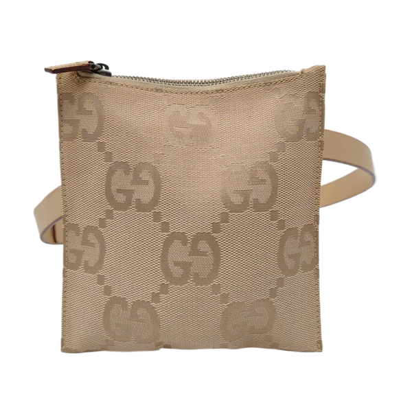Monogram Canvas Belt Bag Beige