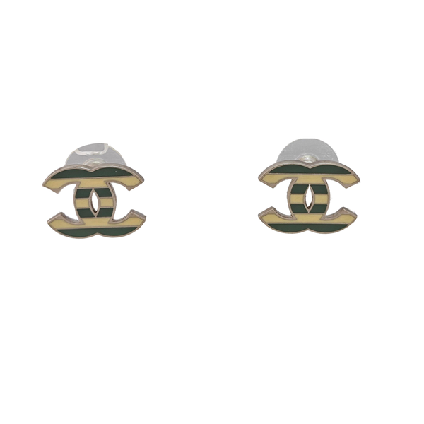 Metal Multicolor Stud Earrings