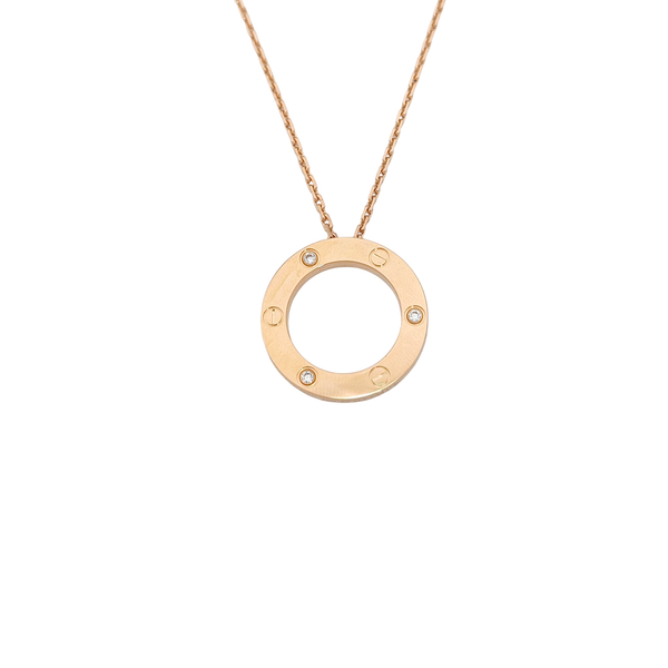 LOVE 18k Rose Gold Necklace