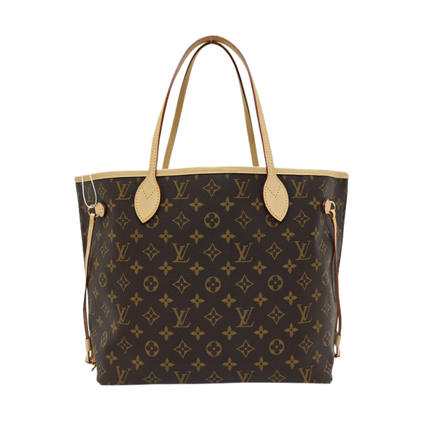 NEVERFULL MM Monogram Coated Canvas Brown