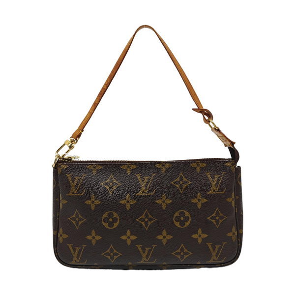 ACCESSOIRES Monogram Coated Canvas Brown