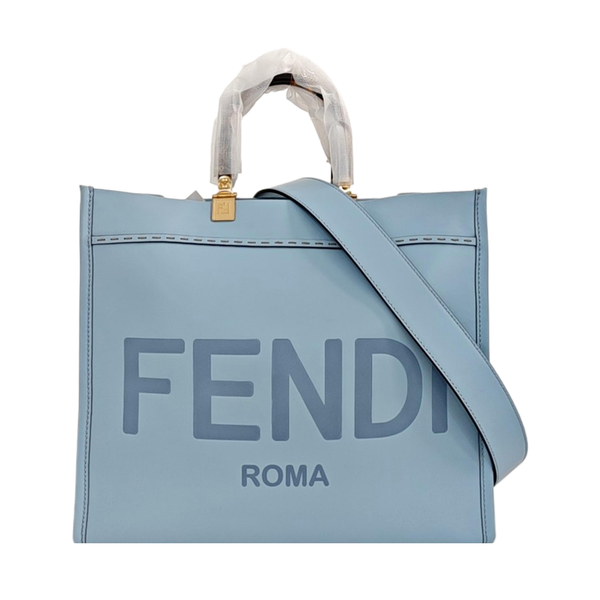 Sunshine Medium Calfskin Blue