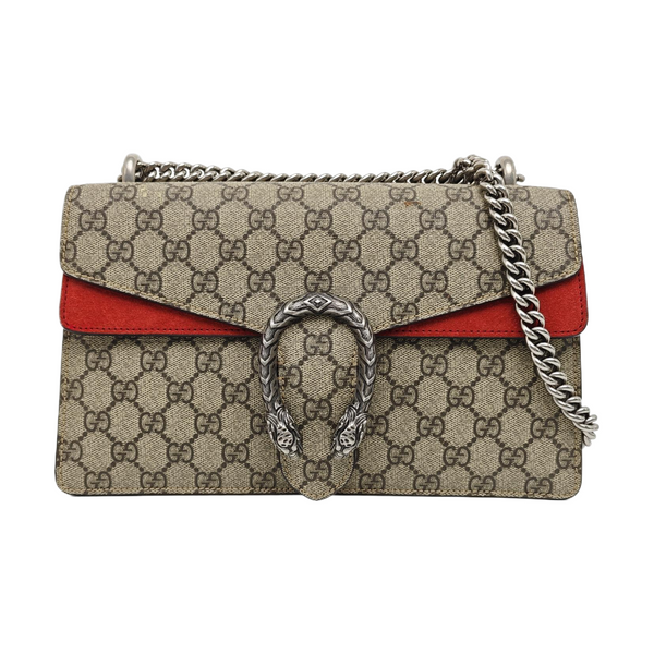 Dionysus Small Monogram Coated Canvas Black