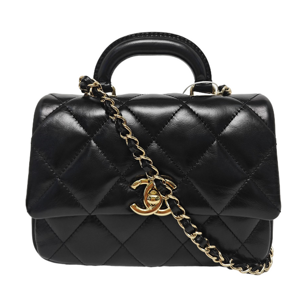 Quilted Lambskin Black