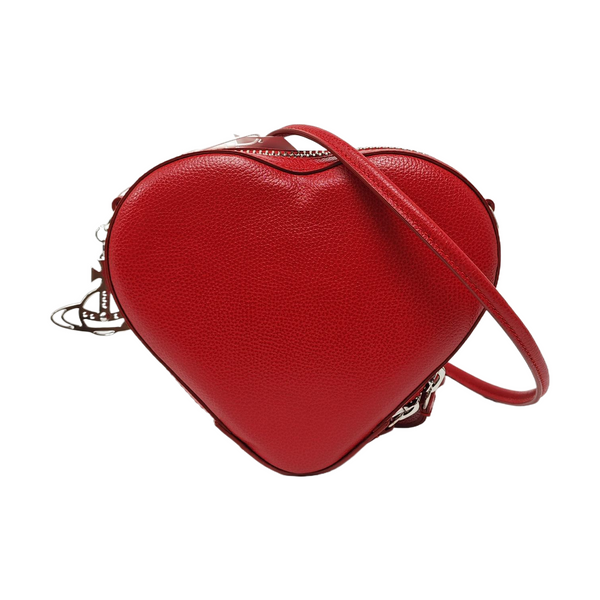 Leather Shoulder Bag Red