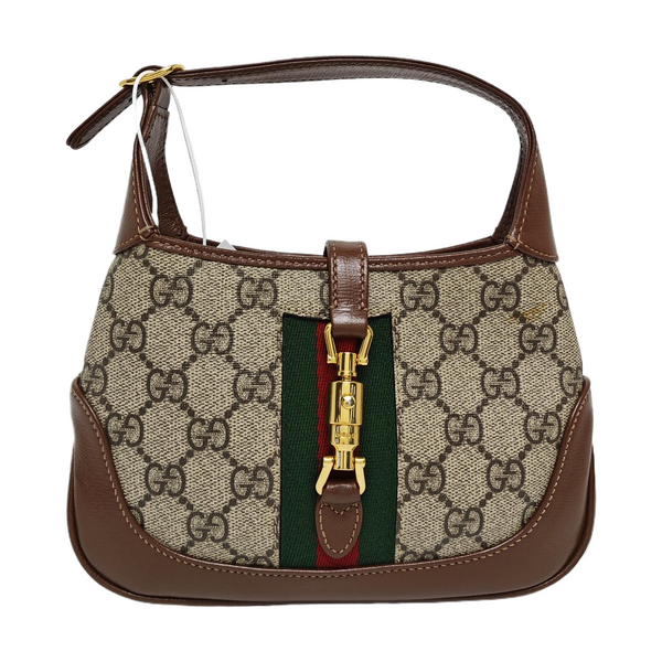 Jackie 1961 Mini Monogram Coated Canvas Beige