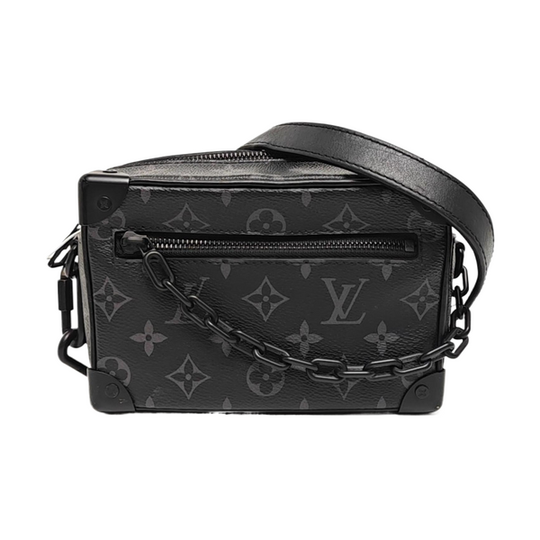 SOFT TRUNK Mini Monogram Coated Canvas Black