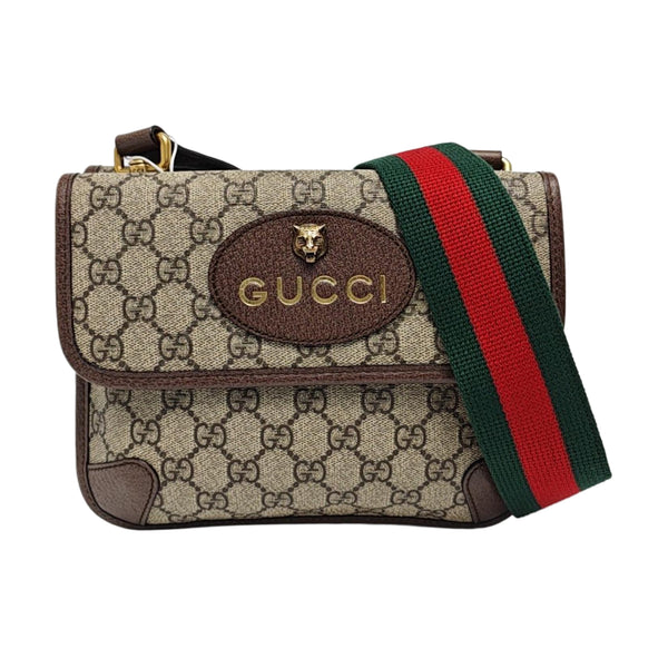 Neo Vintage Small Monogram Coated Canvas Beige
