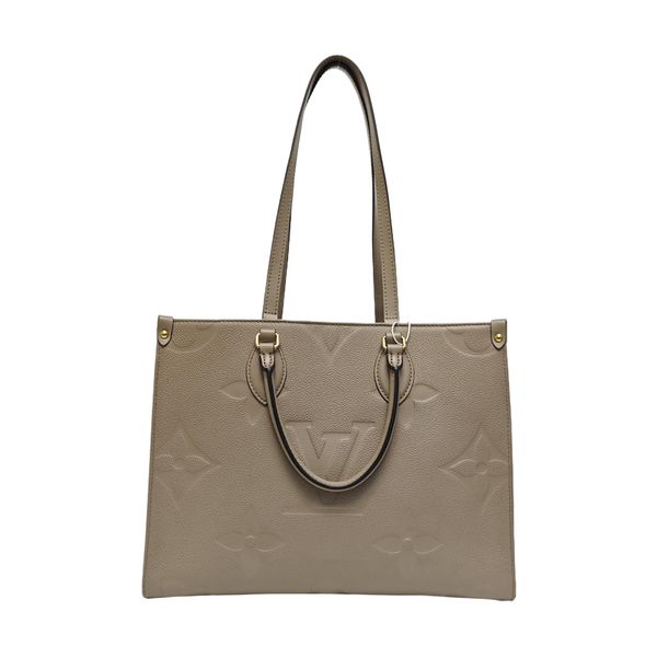 ONTHEGO MM Monogram Calfskin Gray