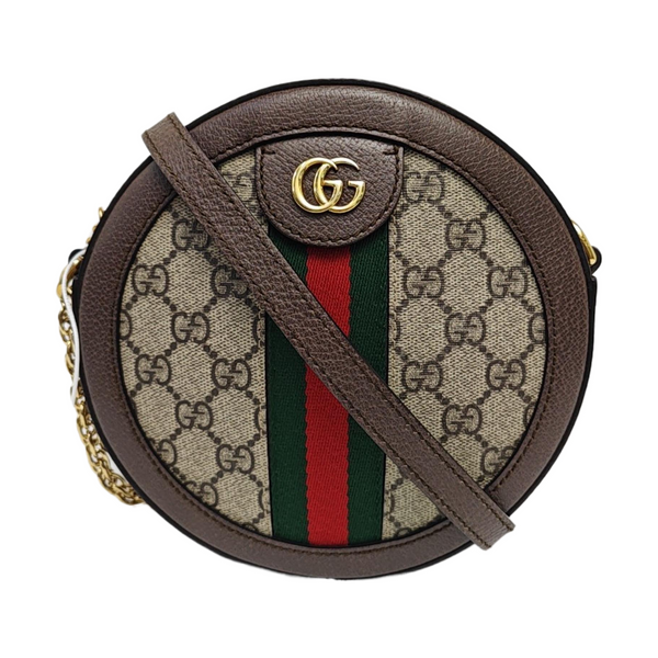 Ophidia Mini Monogram Coated Canvas Beige