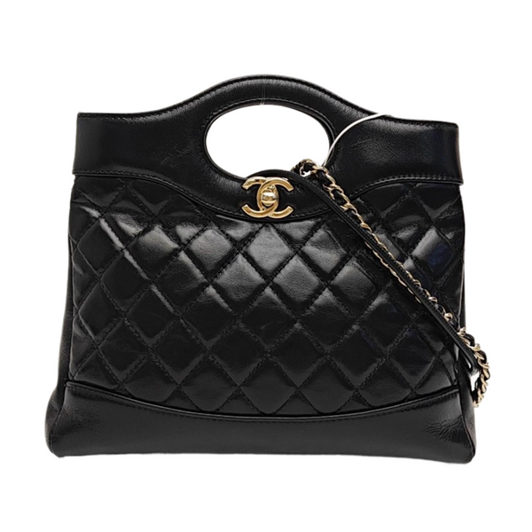 CHANEL 31 Mini Quilted Lambskin Black