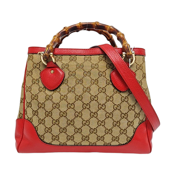 Monogram Canvas Tote Bag Beige