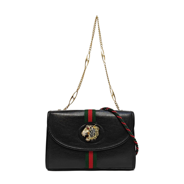 Rajah Small Calfskin Black