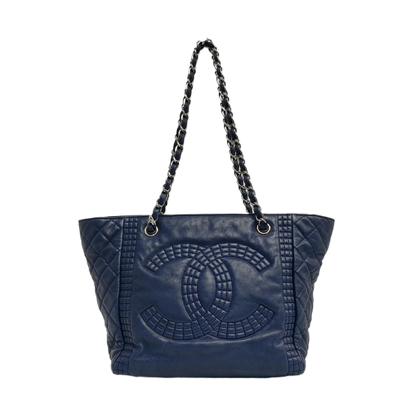Quilted Calfskin Blue