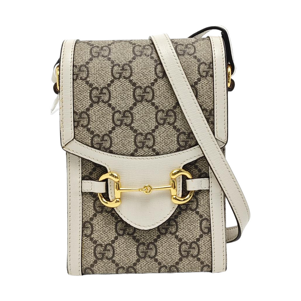 Horsebit 1955 Mini Coated Canvas Beige