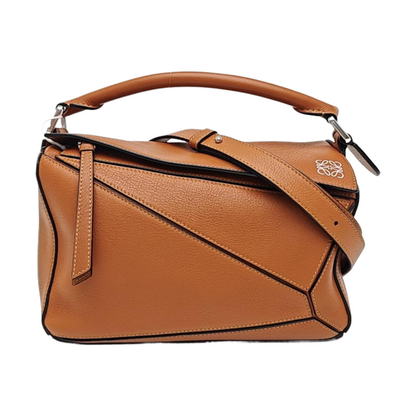 Puzzle Small Calfskin Brown
