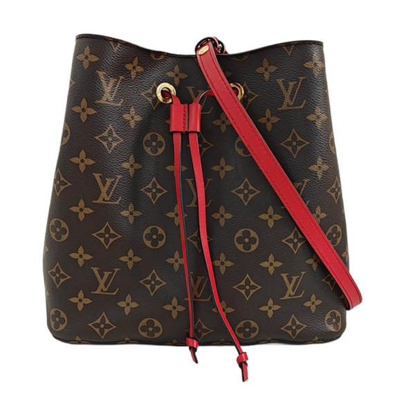 NÉONOÉ MM Monogram Coated Canvas Brown