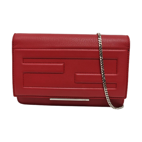 Tube Quilted Calfskin Red
