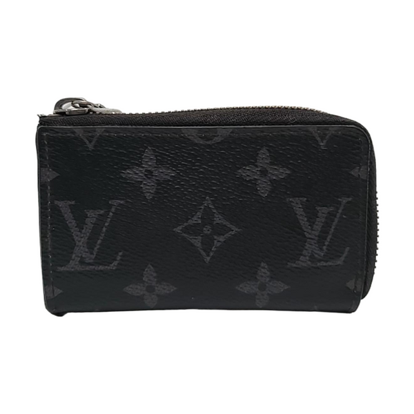 ZIPPY Monogram Coated Canvas Black Card Holder