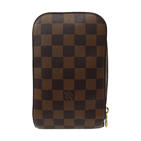 GÉRONIMOS Damier Ebene Coated Canvas Brown
