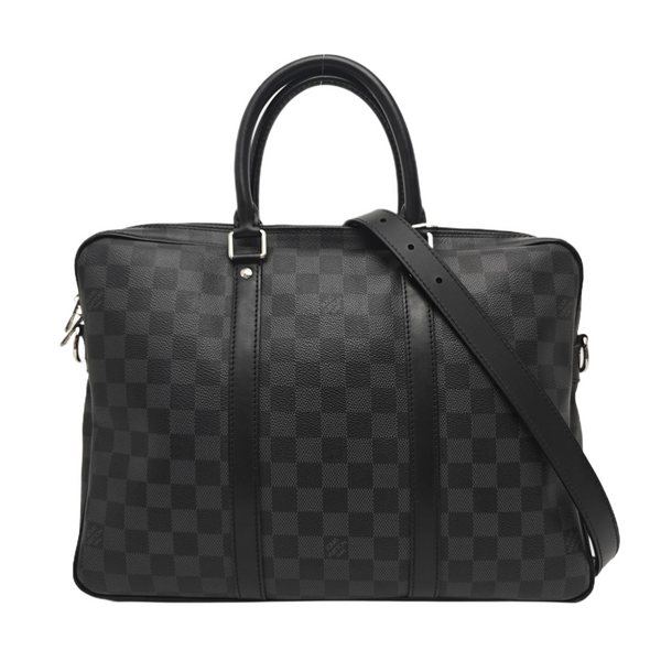 PORTE-DOCUMENTS PM Damier Graphite Coated Canvas Gray